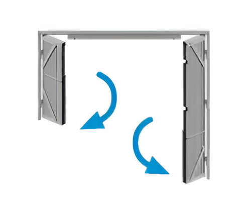 Puerta bandera (con o sin pilastra)
